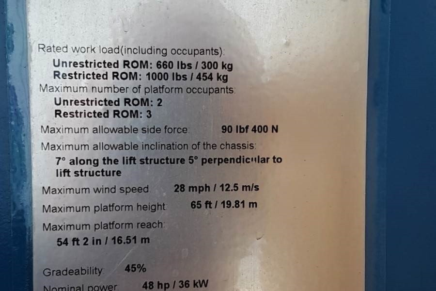 Genie S65XC Valid inspection, *Guarantee! Diesel, 4x4 Dr - مرفاع تلسكوبي: صورة 4 Genie S65XC Valid inspection, *Guarantee! Diesel, 4x4 Dr - مرفاع تلسكوبي: صورة 4
