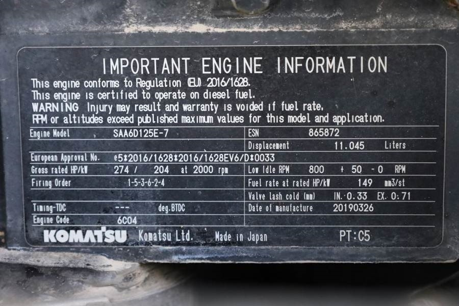 تأجير Komatsu WA470-8 Diesel, 4x4 Drive, Tamtron Weighting Syste  Komatsu WA470-8 Diesel, 4x4 Drive, Tamtron Weighting Syste: صورة 18