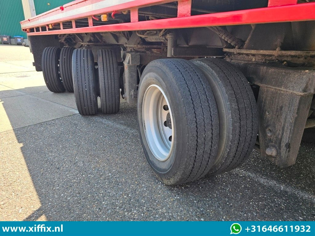 نصف مقطورة مسطحة Nooteboom 3-ass. Vlakke dubbel 2x uitschuifbare oplegger / 3x gestuurd: صورة 9