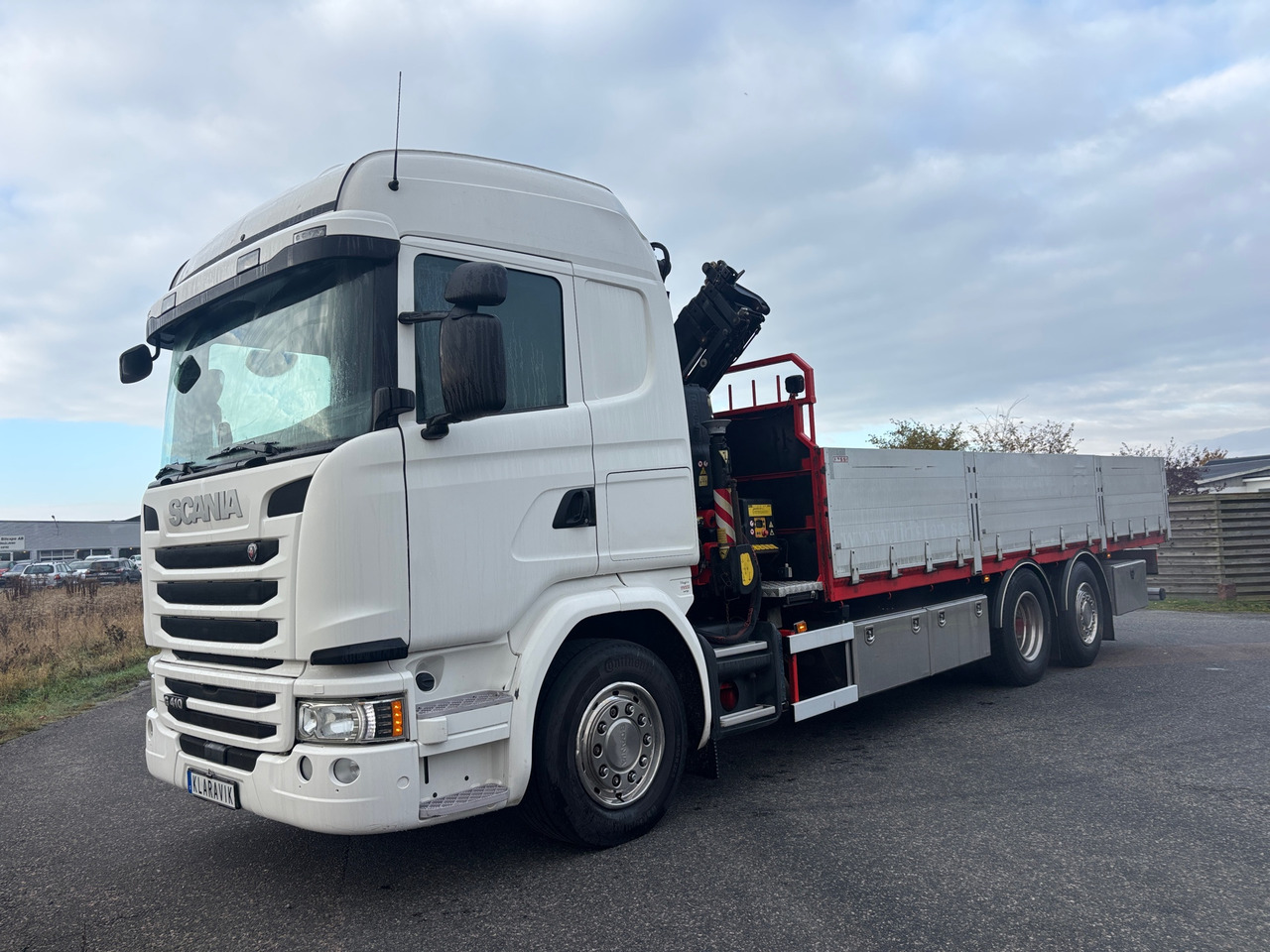 Scania G410 - شاحنة كرين: صورة 1 Scania G410 - شاحنة كرين: صورة 1