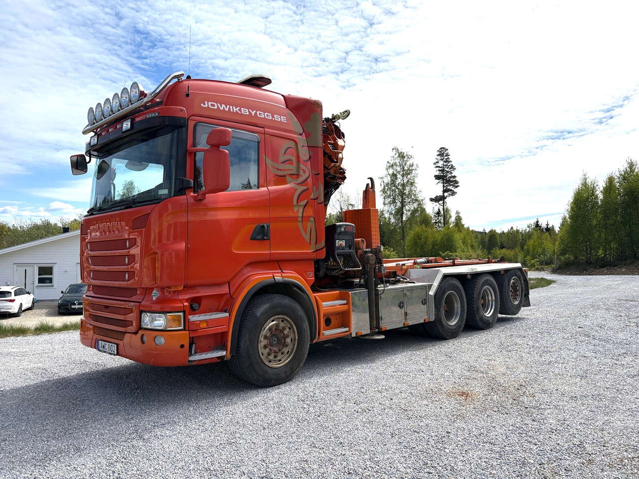 Scania R480 8x4 - شاحنة برافعة خطافية: صورة 1 Scania R480 8x4 - شاحنة برافعة خطافية: صورة 1