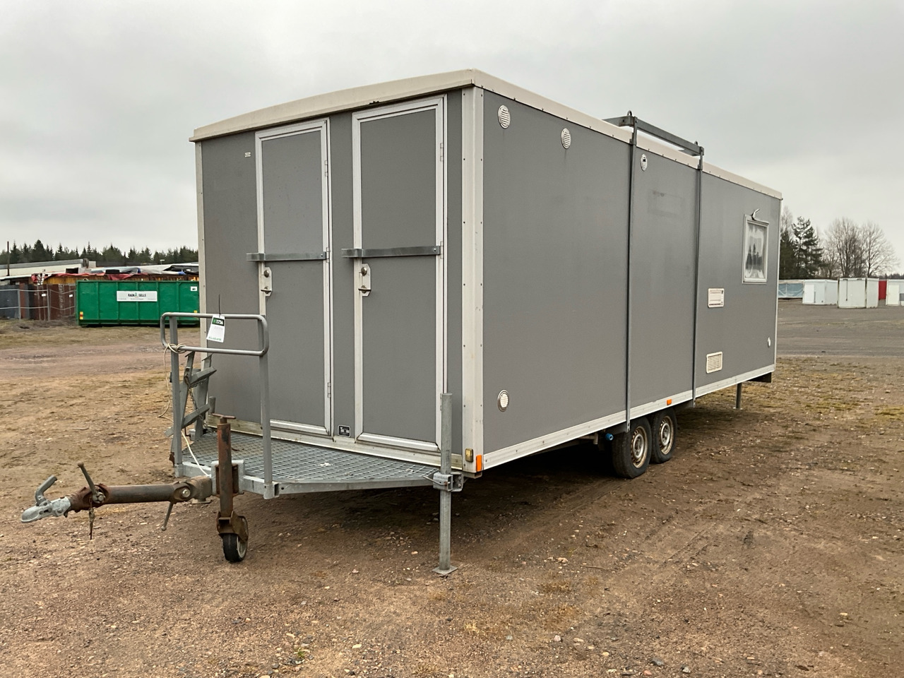 Valla Industrier DTPV6 - حاوية إنشاءات, مقطورة: صورة 1 Valla Industrier DTPV6 - حاوية إنشاءات, مقطورة: صورة 1