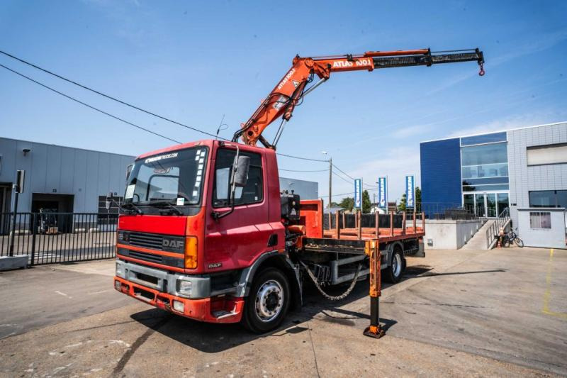 DAF 65.180 - ATLAS 100.1 - شاحنات مسطحة, شاحنة كرين: صورة 1 DAF 65.180 - ATLAS 100.1 - شاحنات مسطحة, شاحنة كرين: صورة 1