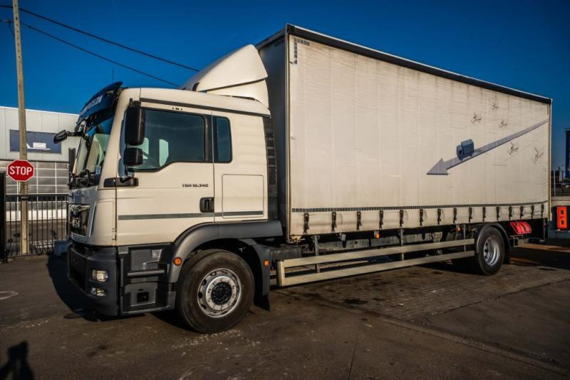 MAN TGM 18.340 BL+DHOLLANDIA - شاحنة ذات ستائر جانبية: صورة 1 MAN TGM 18.340 BL+DHOLLANDIA - شاحنة ذات ستائر جانبية: صورة 1