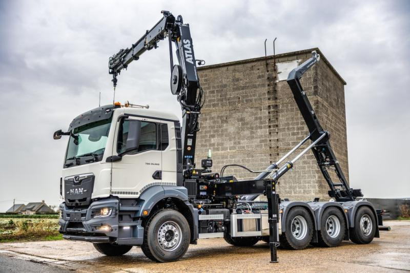 MAN TGS 35.520 BL - ATLAS 240.2E - شاحنة برافعة خطافية, شاحنة كرين: صورة 1 MAN TGS 35.520 BL - ATLAS 240.2E - شاحنة برافعة خطافية, شاحنة كرين: صورة 1