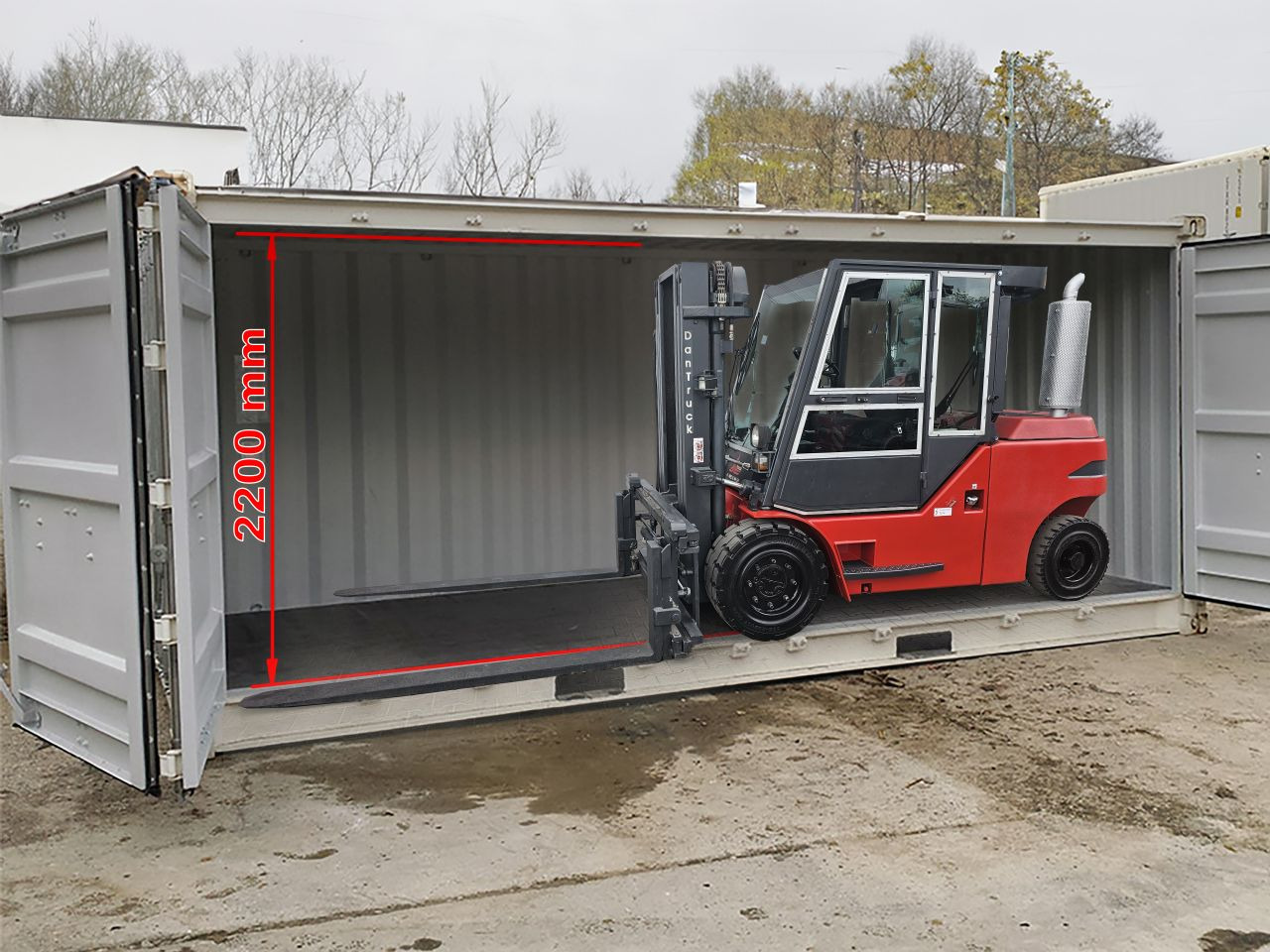 Dan Truck 8450DG Container-Indoor-Stapler -TRIPLEX - رافعة شوكية ديزل: صورة 1 Dan Truck 8450DG Container-Indoor-Stapler -TRIPLEX - رافعة شوكية ديزل: صورة 1