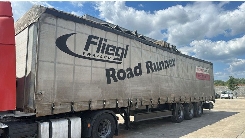 Fliegl SDS350 (BPW AXLES / DISC BRAKES) - نصف مقطورة بستائر جانبية: صورة 1 Fliegl SDS350 (BPW AXLES / DISC BRAKES) - نصف مقطورة بستائر جانبية: صورة 1