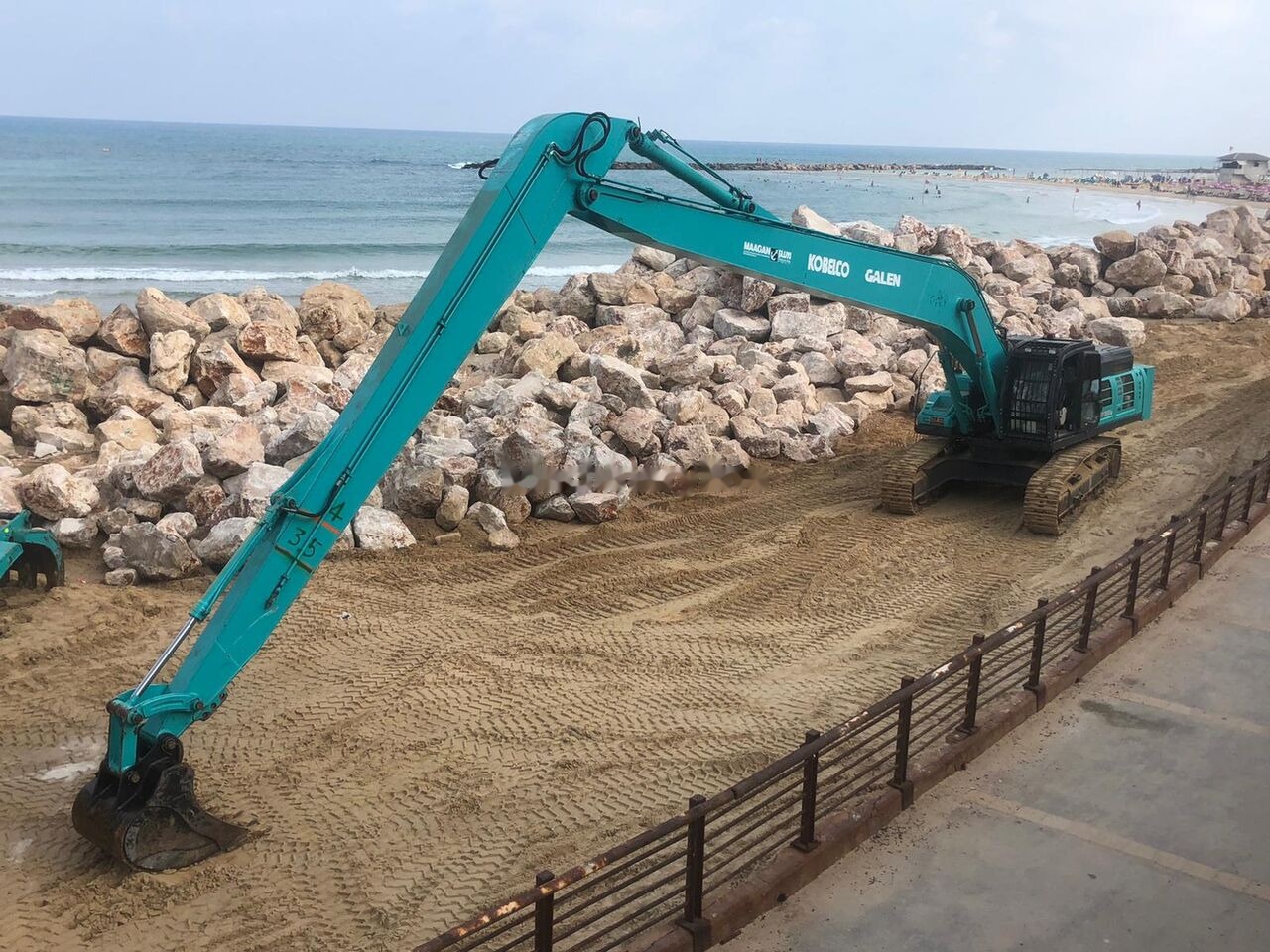 Galen Kobelco SK500 - ذراع الرافعة - حفّار: صورة 5 Galen Kobelco SK500 - ذراع الرافعة - حفّار: صورة 5