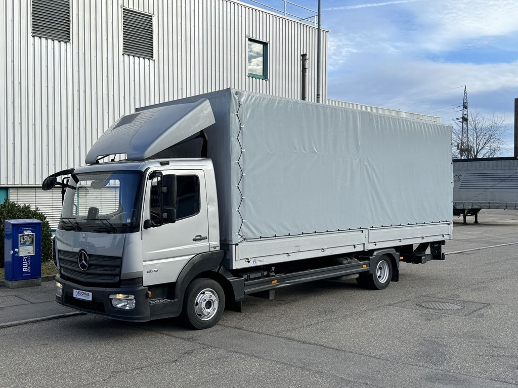 Mercedes-Benz Atego 823L Pritsche 7,2m LBW Klima Automatik - شاحنة مغلقة بستائر جانبية: صورة 3 Mercedes-Benz Atego 823L Pritsche 7,2m LBW Klima Automatik - شاحنة مغلقة بستائر جانبية: صورة 3