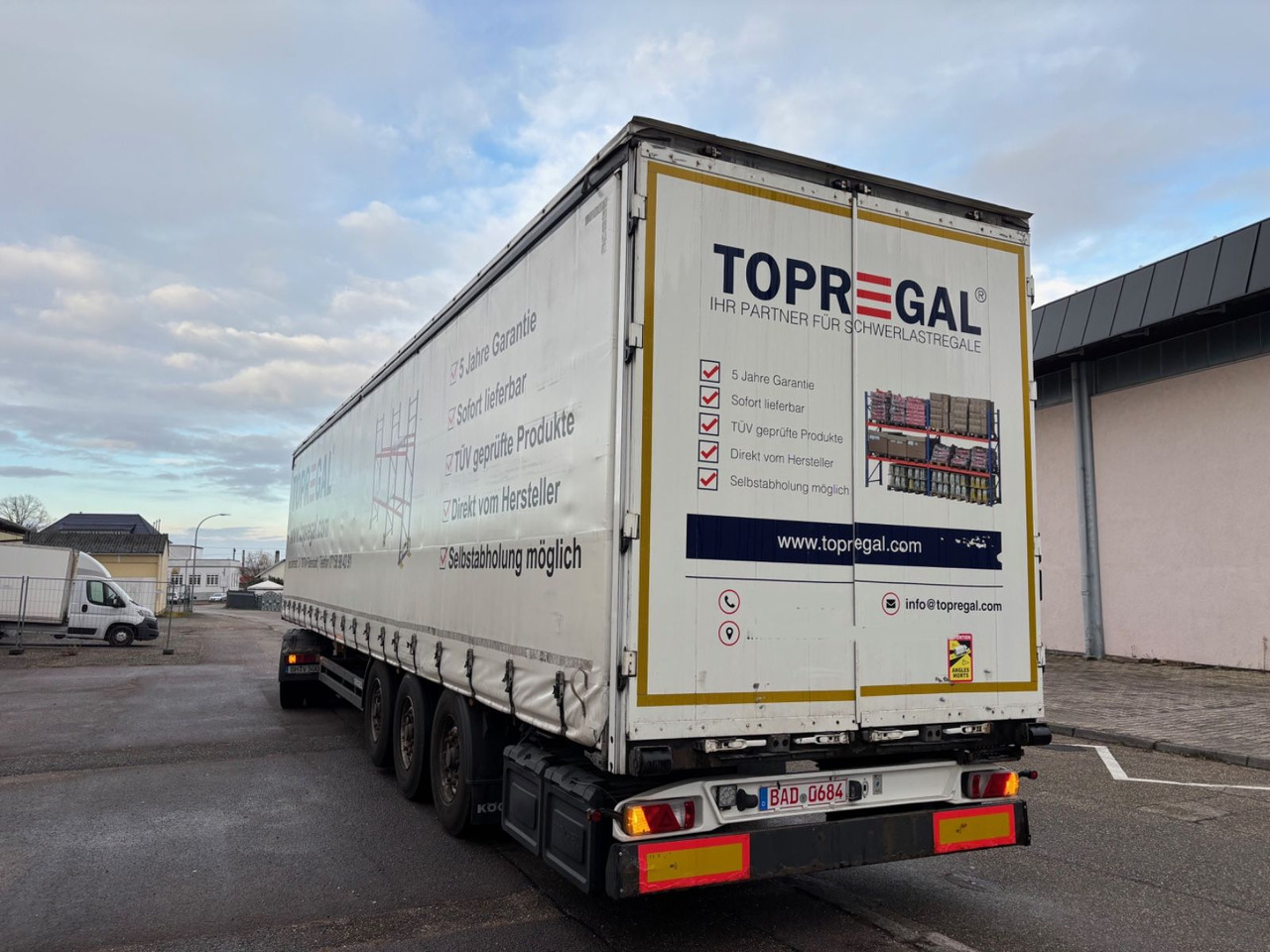 Kögel SN24, Edscha, Schiebeplane, BPW-Achse - نصف مقطورة بستائر جانبية: صورة 3 Kögel SN24, Edscha, Schiebeplane, BPW-Achse - نصف مقطورة بستائر جانبية: صورة 3