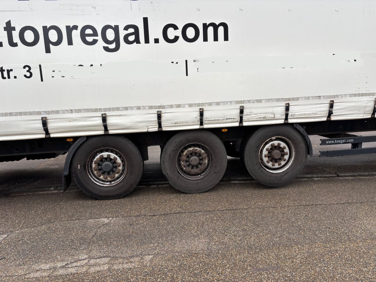 Kögel SN24, Edscha, Schiebeplane, BPW-Achse - نصف مقطورة بستائر جانبية: صورة 5 Kögel SN24, Edscha, Schiebeplane, BPW-Achse - نصف مقطورة بستائر جانبية: صورة 5