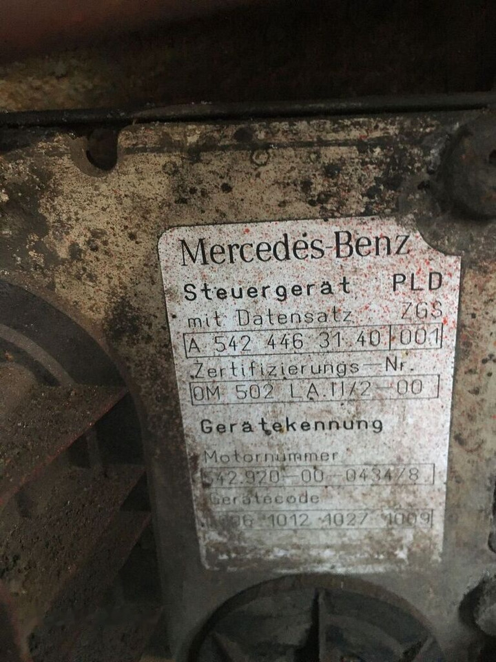 Mercedes-Benz OM502LA A542 Mercedes-Benz Actros truck - محرك - شاحنة: صورة 5 Mercedes-Benz OM502LA A542 Mercedes-Benz Actros truck - محرك - شاحنة: صورة 5