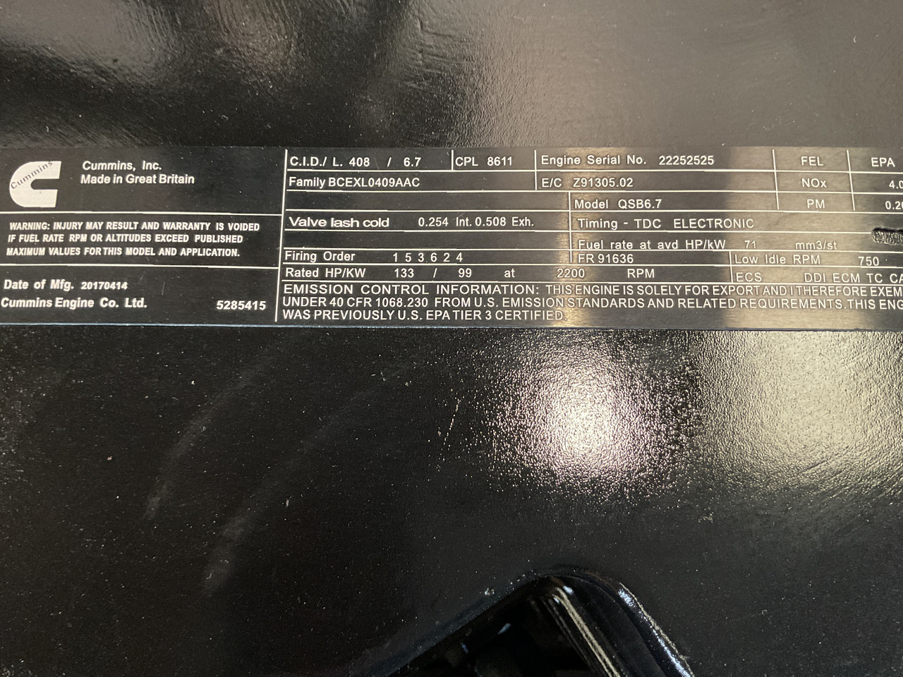 Cummins QSB6.7 (1) - محرك: صورة 3 Cummins QSB6.7 (1) - محرك: صورة 3