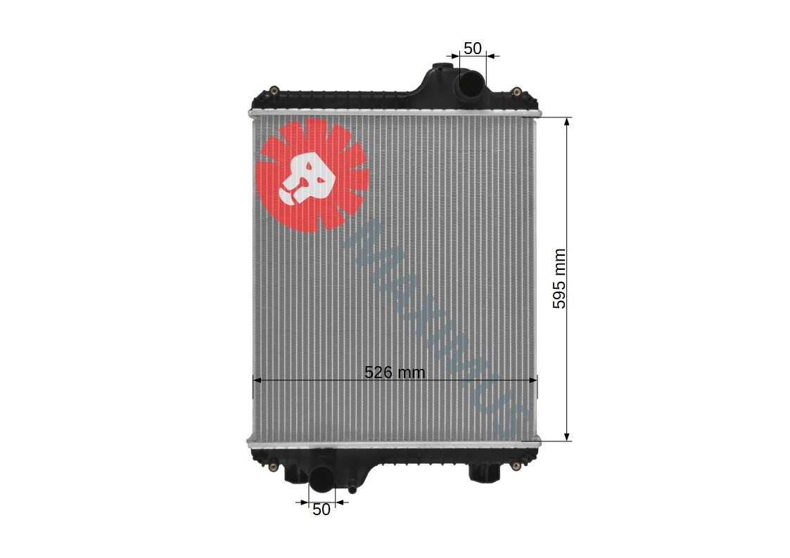 CASE NEW HOLLAND MXM140 , MXM155 , TM140 , TM155 - مشعاع - جرار: صورة 2 CASE NEW HOLLAND MXM140 , MXM155 , TM140 , TM155 - مشعاع - جرار: صورة 2