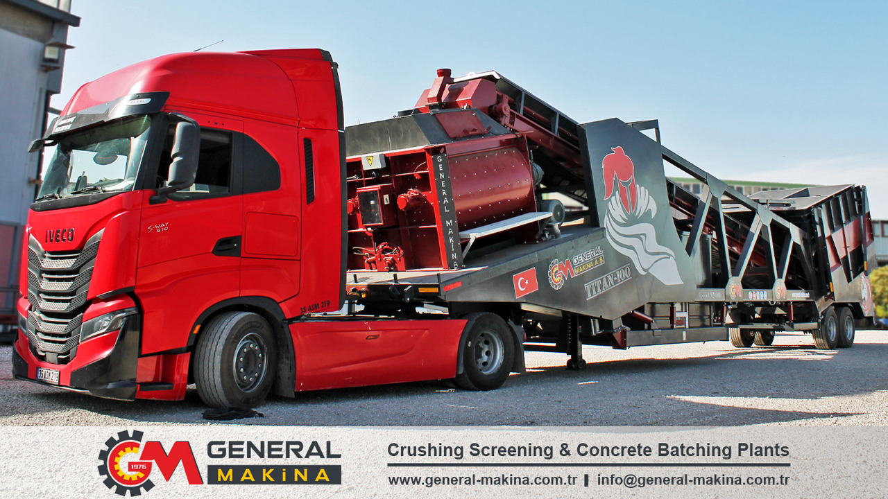 General Makina Titan 100 m3 Mobile Concrete Batching Plant - آلة الخرسانة: صورة 3 General Makina Titan 100 m3 Mobile Concrete Batching Plant - آلة الخرسانة: صورة 3