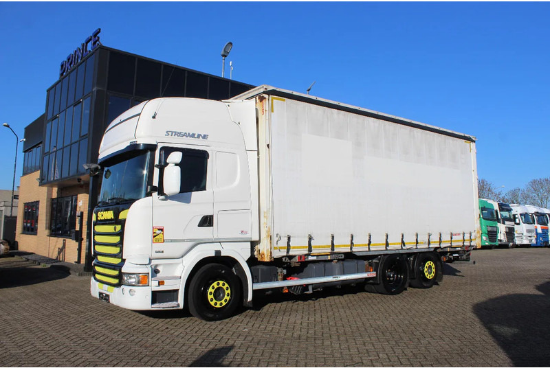 Scania R410 * RETARDER * 6X2 * FULL AIR * - شاحنة ذات ستائر جانبية: صورة 2 Scania R410 * RETARDER * 6X2 * FULL AIR * - شاحنة ذات ستائر جانبية: صورة 2