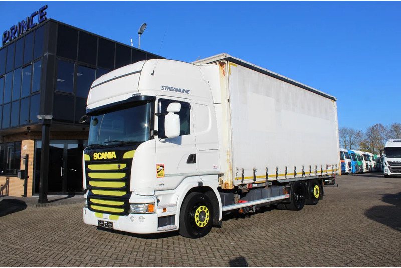 Scania R410 * RETARDER * 6X2 * FULL AIR * - شاحنة ذات ستائر جانبية: صورة 1 Scania R410 * RETARDER * 6X2 * FULL AIR * - شاحنة ذات ستائر جانبية: صورة 1