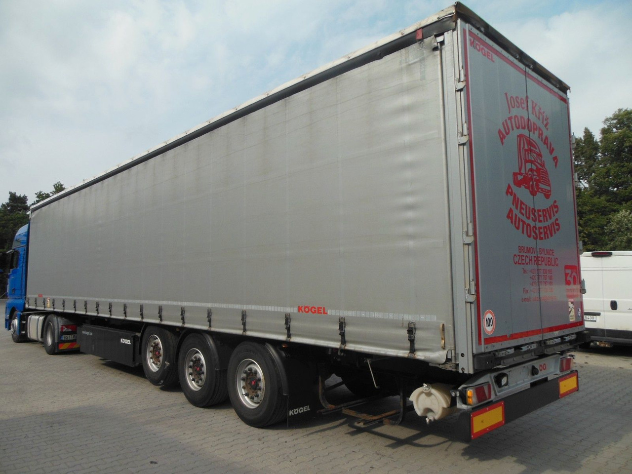 Kögel SN 24, SAF, PALETTEN BOX, - نصف مقطورة بستائر جانبية: صورة 4 Kögel SN 24, SAF, PALETTEN BOX, - نصف مقطورة بستائر جانبية: صورة 4