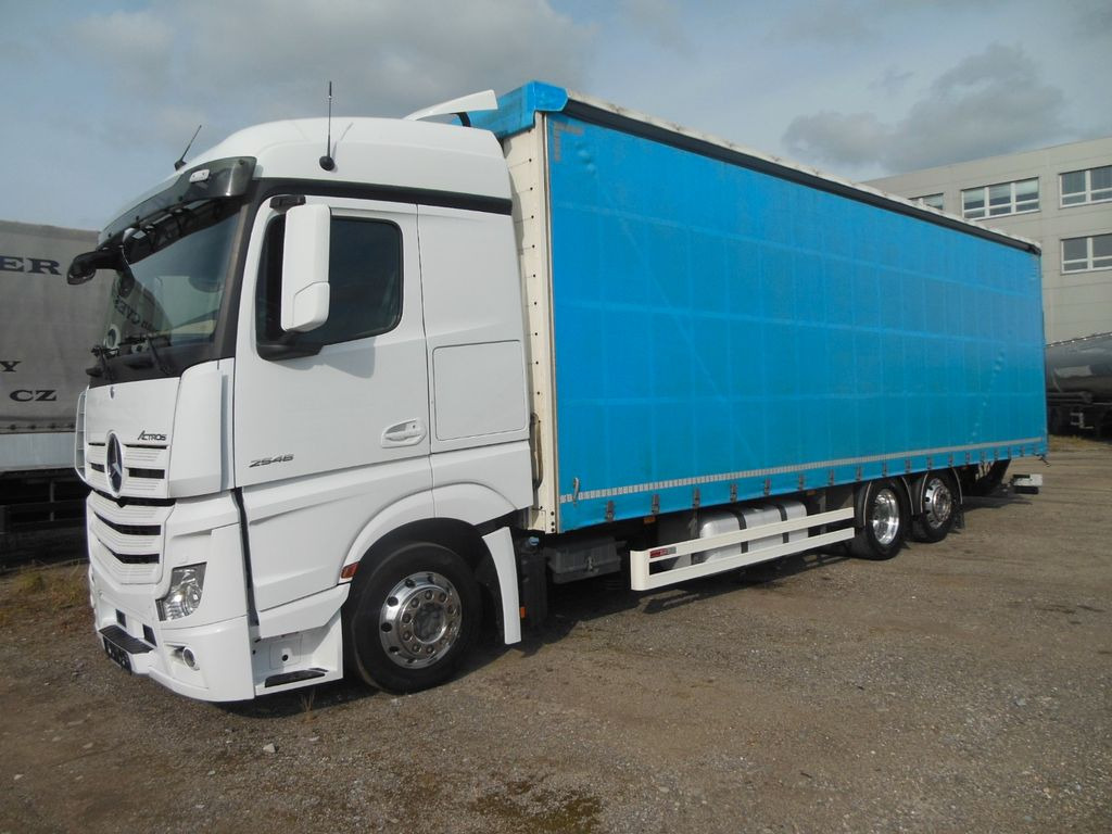 Mercedes-Benz ACTROS 2546, 24 PALETTEN, LBW, ALU FELGEN, TOP!! - شاحنة ذات ستائر جانبية: صورة 1 Mercedes-Benz ACTROS 2546, 24 PALETTEN, LBW, ALU FELGEN, TOP!! - شاحنة ذات ستائر جانبية: صورة 1