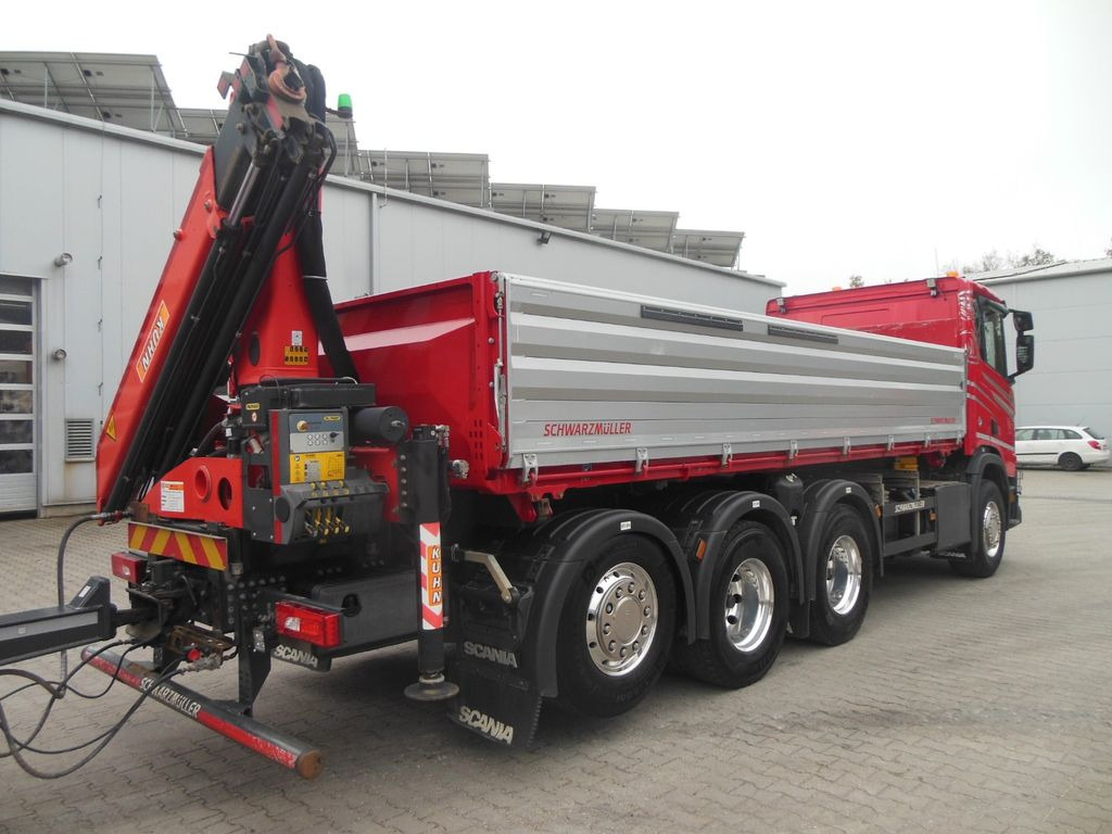 Scania R 580,8X4,KIPPER,BORDMATIC,PALFINGER PK 19.001 Scania R 580,8X4,KIPPER,BORDMATIC,PALFINGER PK 19.001 - شاحنة كرين, شاحنة قلاب: صورة 3 Scania R 580,8X4,KIPPER,BORDMATIC,PALFINGER PK 19.001 Scania R 580,8X4,KIPPER,BORDMATIC,PALFINGER PK 19.001 - شاحنة كرين, شاحنة قلاب: صورة 3