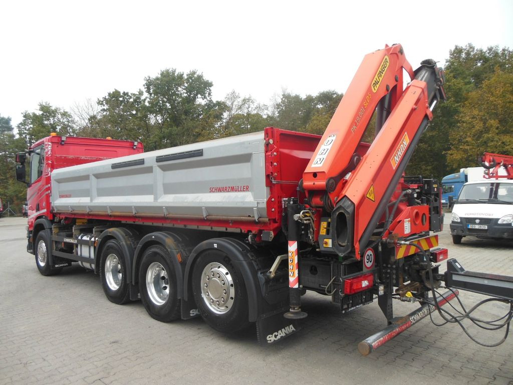 Scania R 580,8X4,KIPPER,BORDMATIC,PALFINGER PK 19.001 - شاحنة قلاب, شاحنة كرين: صورة 4 Scania R 580,8X4,KIPPER,BORDMATIC,PALFINGER PK 19.001 - شاحنة قلاب, شاحنة كرين: صورة 4