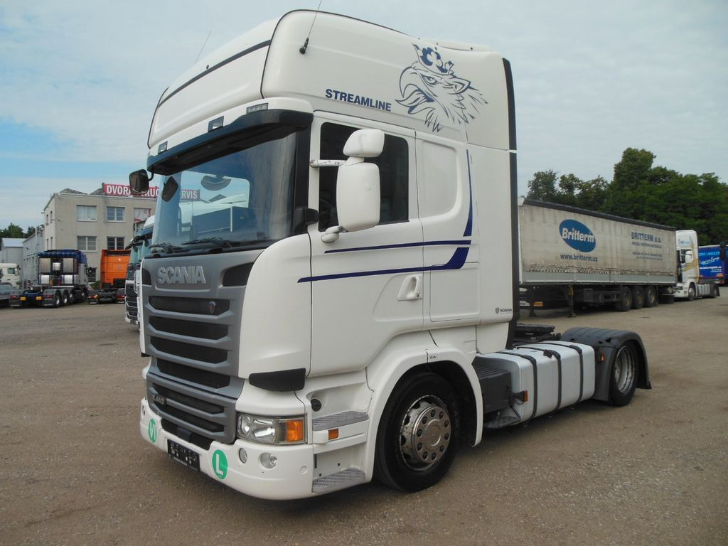 Scania R410, LOWDECK, RETARDER, TOP STAND Scania R410, LOWDECK, RETARDER, TOP STAND - رأس تريلا: صورة 1 Scania R410, LOWDECK, RETARDER, TOP STAND Scania R410, LOWDECK, RETARDER, TOP STAND - رأس تريلا: صورة 1