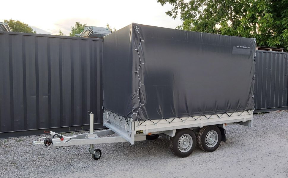 Anssems Hochlader PSX - S 2000 305x153x30cm 180cm Hochplane grau (M) 2000kg Aktion - مقطورة ستارة: صورة 1 Anssems Hochlader PSX - S 2000 305x153x30cm 180cm Hochplane grau (M) 2000kg Aktion - مقطورة ستارة: صورة 1