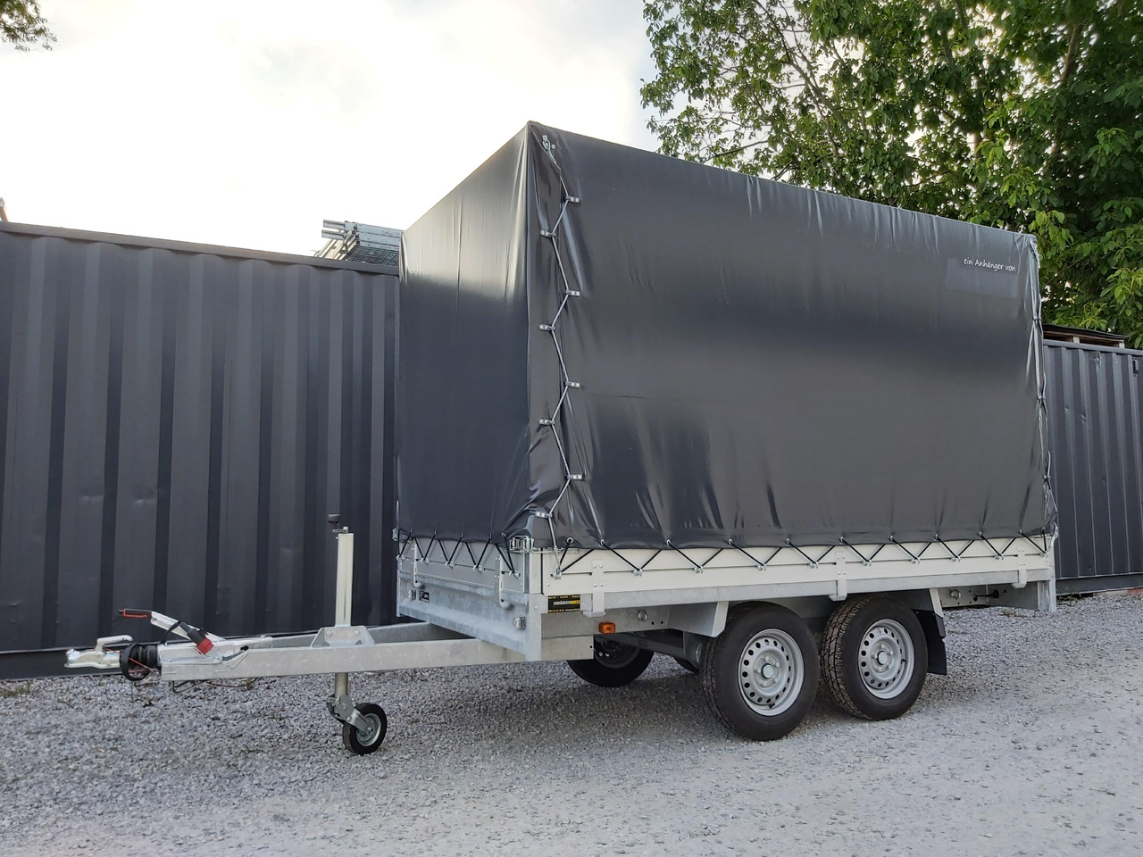 Anssems Hochlader PSX - S 2500 305x153x30cm 180cm Hochplane grau (M) 2500kg Winter AKTION - مقطورة ستارة: صورة 1 Anssems Hochlader PSX - S 2500 305x153x30cm 180cm Hochplane grau (M) 2500kg Winter AKTION - مقطورة ستارة: صورة 1