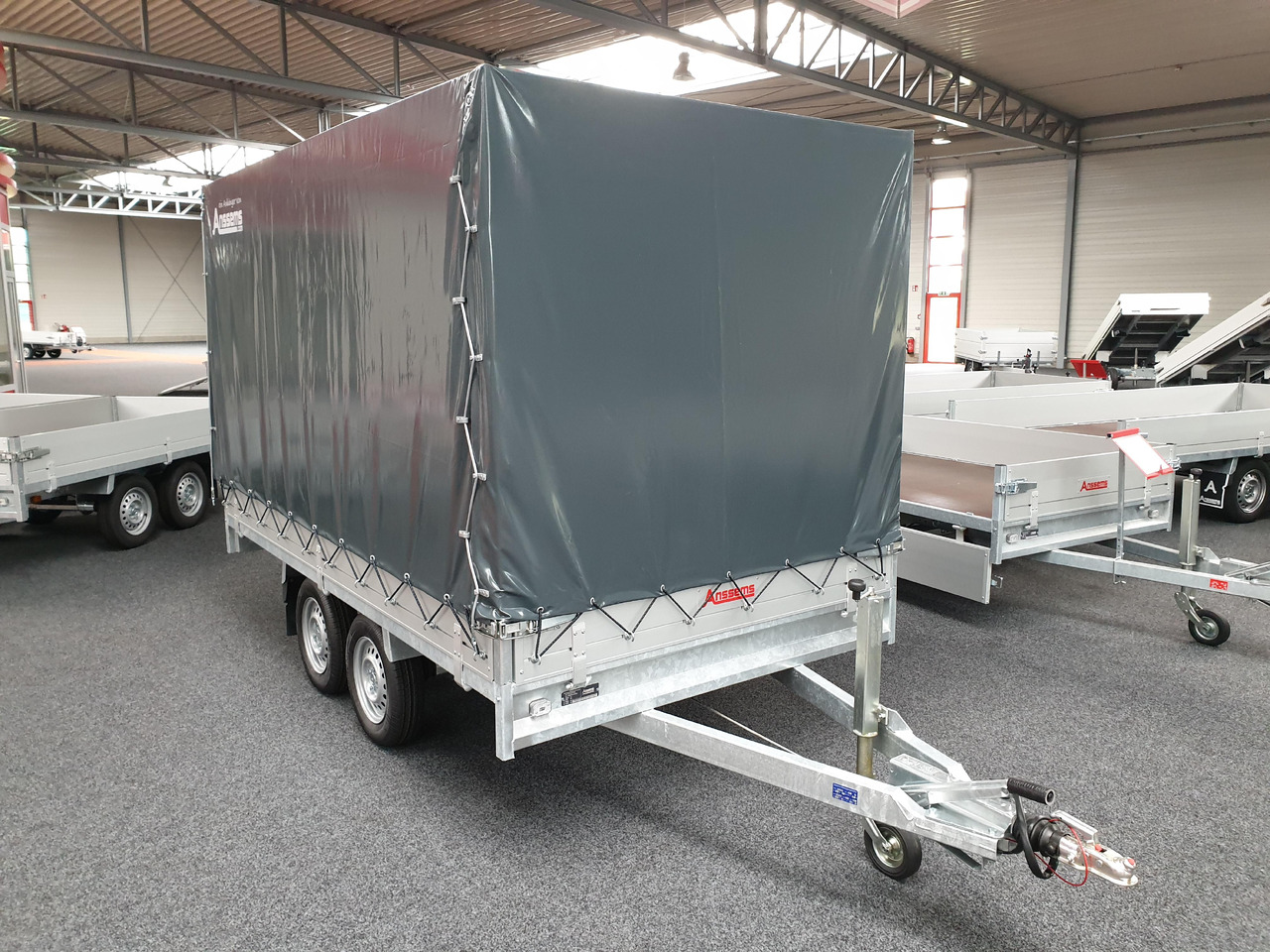 Anssems Hochlader PSX - S 3000 325x178x30cm 180cm Hochplane grau (L) 3000kg Aktion - مقطورة ستارة: صورة 3 Anssems Hochlader PSX - S 3000 325x178x30cm 180cm Hochplane grau (L) 3000kg Aktion - مقطورة ستارة: صورة 3