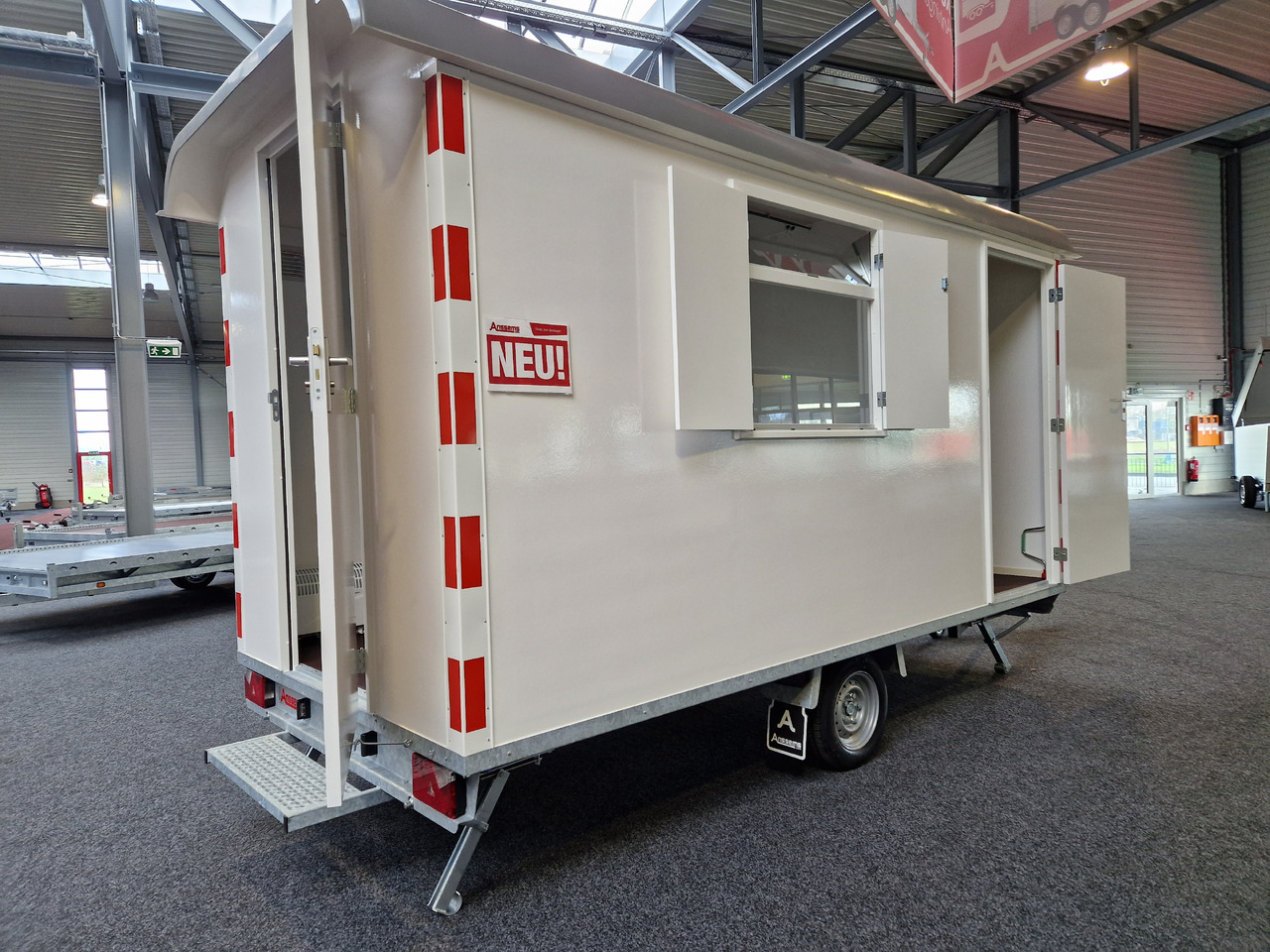 Bauwagen PTS 1400.390×188 Heizung Toilette 1400kg - مقطورة بصندوق مغلق: صورة 1 Bauwagen PTS 1400.390×188 Heizung Toilette 1400kg - مقطورة بصندوق مغلق: صورة 1