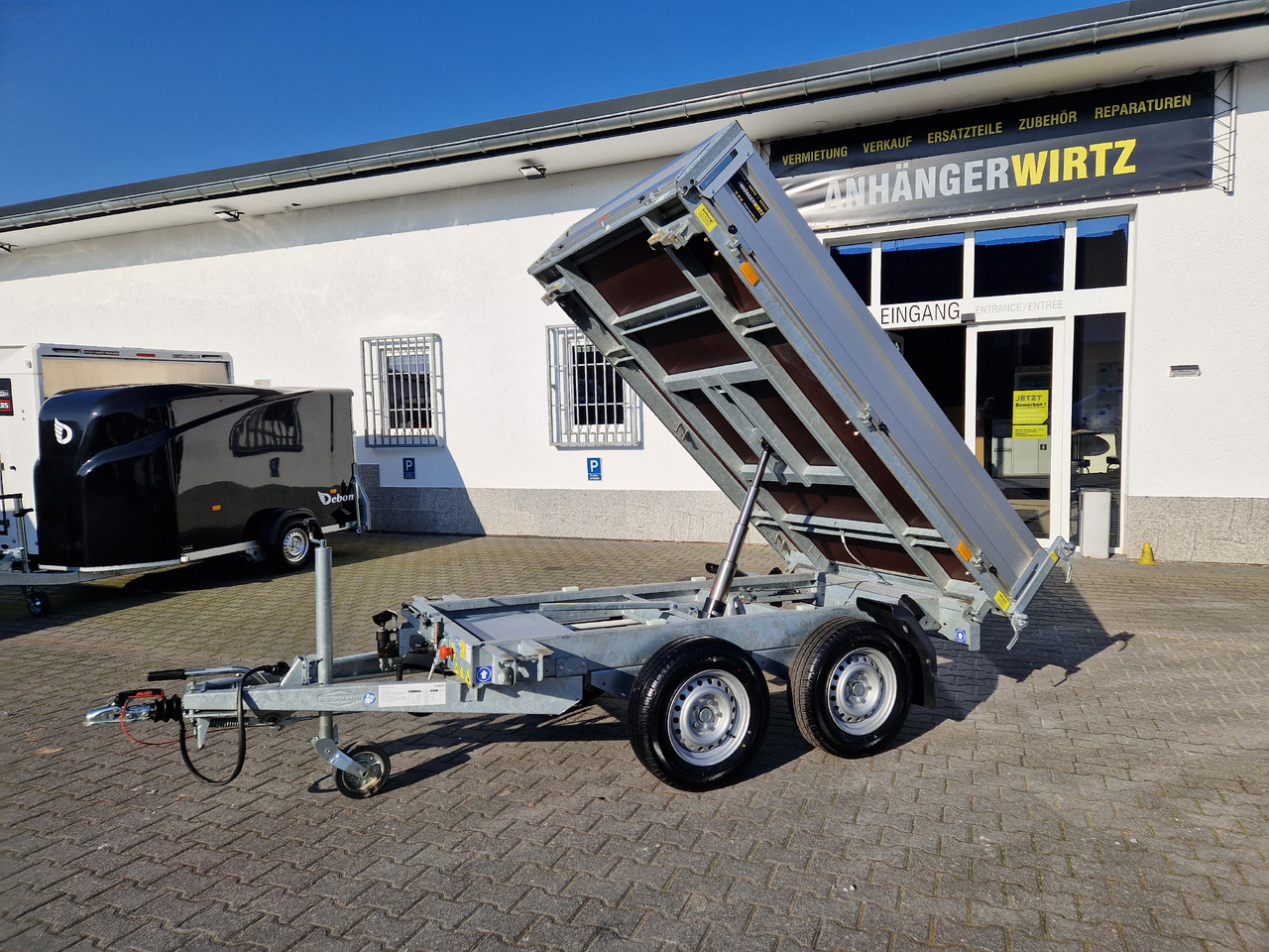 Böckmann Kipper DK AL 2516/27 256x165x30cm Elektro + NHP Pendel (S) 2700kg - مقطورة قلابة: صورة 2 Böckmann Kipper DK AL 2516/27 256x165x30cm Elektro + NHP Pendel (S) 2700kg - مقطورة قلابة: صورة 2