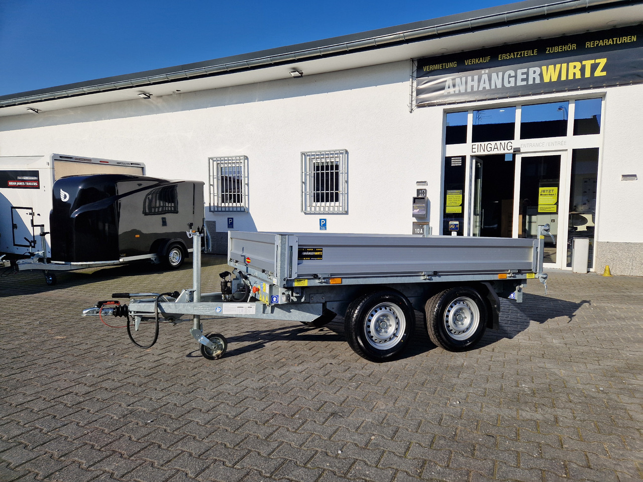 Böckmann Kipper DK AL 2516/27 256x165x30cm Elektro + NHP Pendel (S) 2700kg - مقطورة قلابة: صورة 3 Böckmann Kipper DK AL 2516/27 256x165x30cm Elektro + NHP Pendel (S) 2700kg - مقطورة قلابة: صورة 3