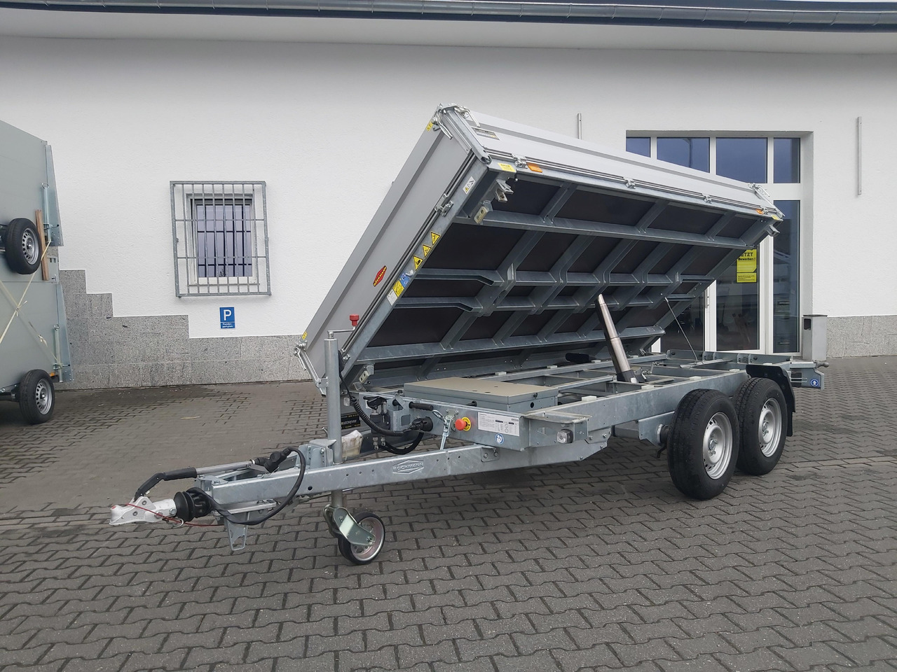 Böckmann Kipper DK AL 3718/35 Profi 374x180x35cm Elektrisch + NHP (L) 3500kg Modell 2024 - مقطورة قلابة: صورة 1 Böckmann Kipper DK AL 3718/35 Profi 374x180x35cm Elektrisch + NHP (L) 3500kg Modell 2024 - مقطورة قلابة: صورة 1