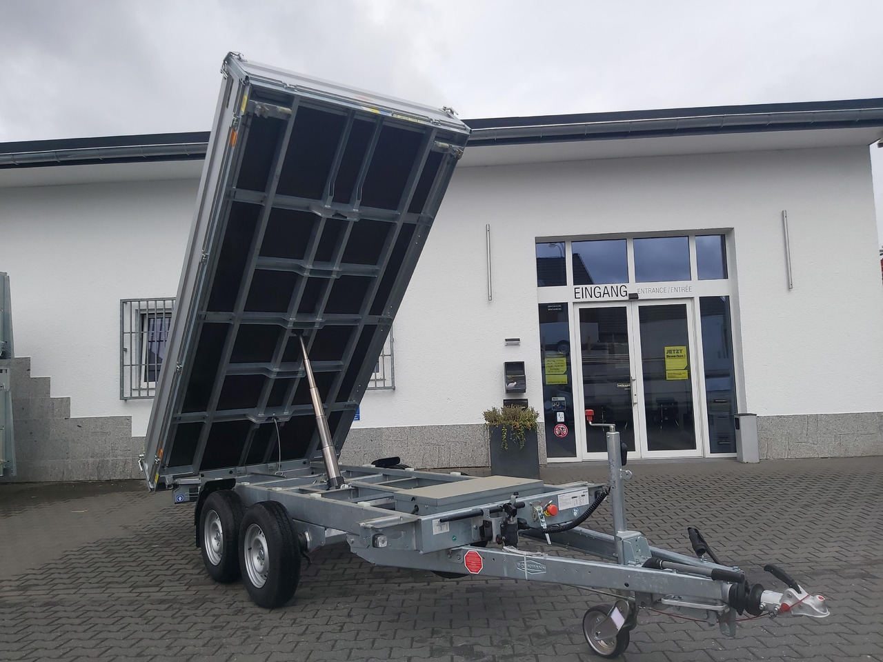 Böckmann Kipper DK AL 3718/35 Profi 374x180x35cm Elektrisch + NHP (L) 3500kg Modell 2024 - مقطورة قلابة: صورة 2 Böckmann Kipper DK AL 3718/35 Profi 374x180x35cm Elektrisch + NHP (L) 3500kg Modell 2024 - مقطورة قلابة: صورة 2