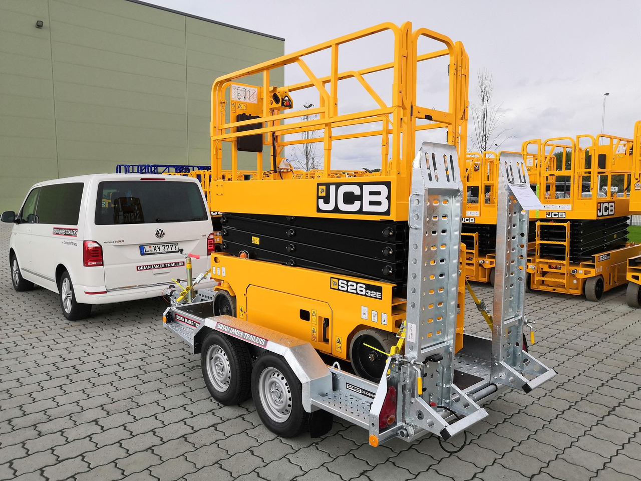 Brian James Digger Plant 543-2813-27 280x130cm Schaufelablage Rampen Reserverad 2700kg Aktion - مقطورة لنقل المعدات: صورة 4 Brian James Digger Plant 543-2813-27 280x130cm Schaufelablage Rampen Reserverad 2700kg Aktion - مقطورة لنقل المعدات: صورة 4