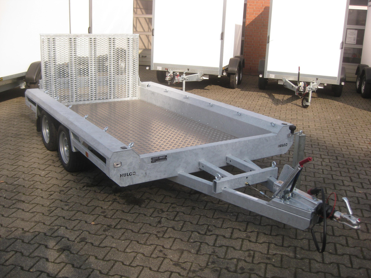 HULCO TERRAX Aluboden 294x150x27cm Heckrampe 100cm (M) 3000kg Abverkauf - مقطورة لنقل المعدات: صورة 5 HULCO TERRAX Aluboden 294x150x27cm Heckrampe 100cm (M) 3000kg Abverkauf - مقطورة لنقل المعدات: صورة 5