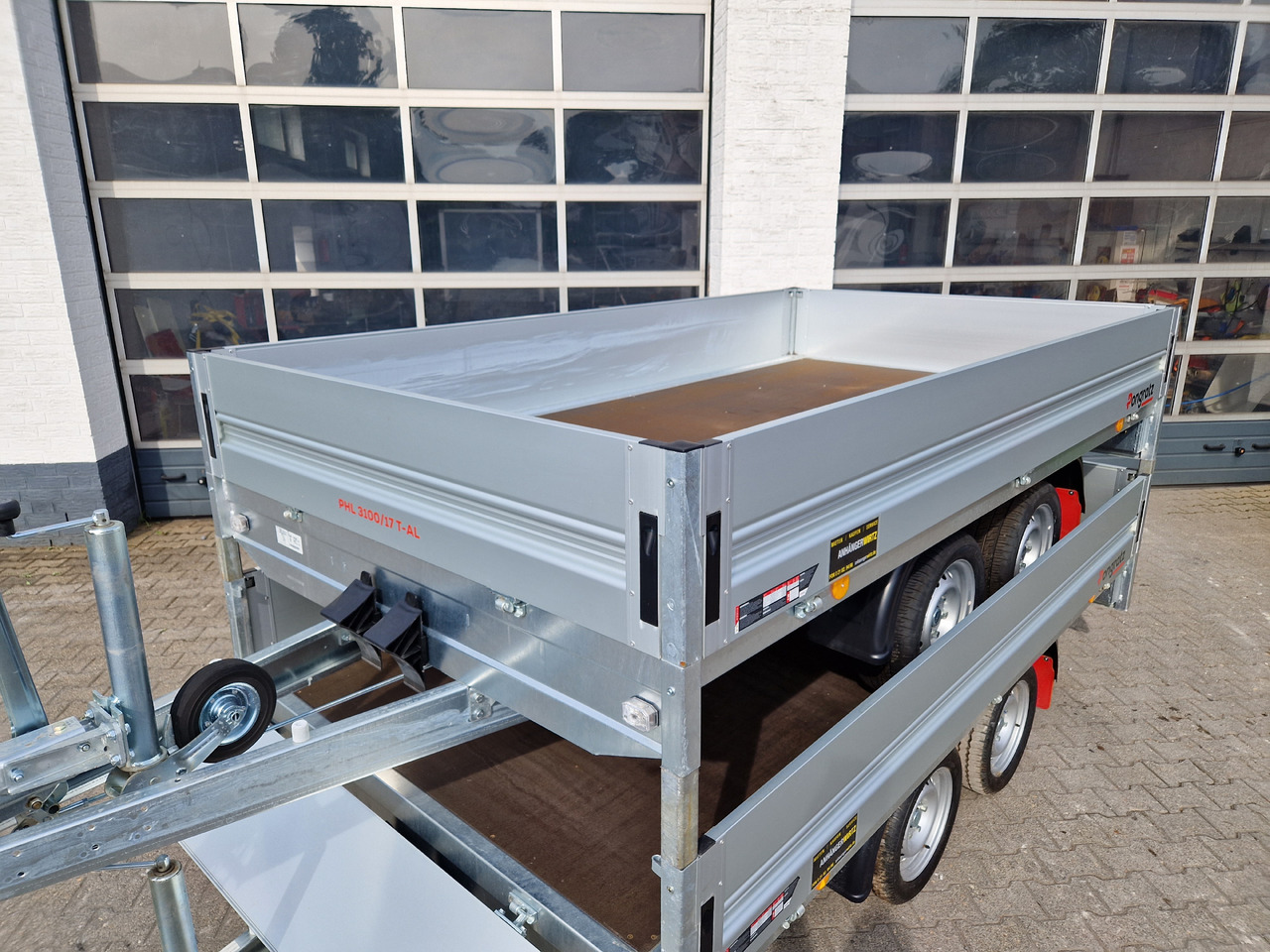 Pongratz Pritschenhochlader PHL 3100/17 T-AL-S 310x170x36cm 13" (M) 2000kg - مقطورات مسطحة: صورة 1 Pongratz Pritschenhochlader PHL 3100/17 T-AL-S 310x170x36cm 13" (M) 2000kg - مقطورات مسطحة: صورة 1
