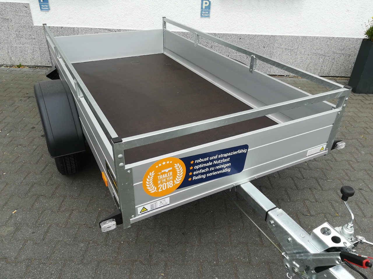 Saris Anhänger DV135 McAlu Pro MP 255x133x43cm (S) 1350kg Online Aktion Modell 2024 - مقطورة عربة: صورة 4 Saris Anhänger DV135 McAlu Pro MP 255x133x43cm (S) 1350kg Online Aktion Modell 2024 - مقطورة عربة: صورة 4