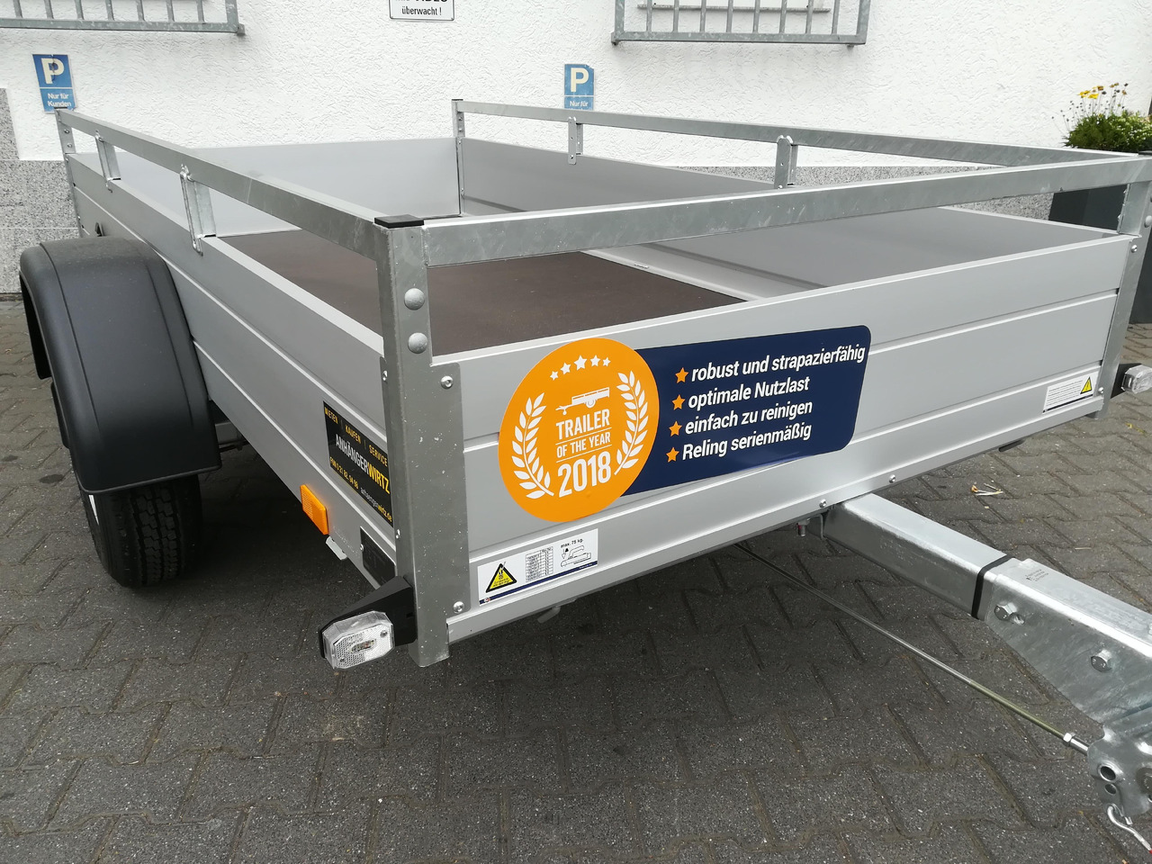 Saris Anhänger DV135 McAlu Pro MP 255x133x43cm (S) 1350kg Online Aktion Modell 2024 - مقطورة عربة: صورة 5 Saris Anhänger DV135 McAlu Pro MP 255x133x43cm (S) 1350kg Online Aktion Modell 2024 - مقطورة عربة: صورة 5
