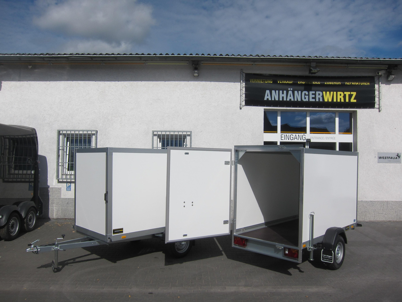 WM Meyer Koffer AZ 7525/126 150 S30 251x126x150cm (S) 750kg online Aktion Modell 2024 - مقطورة بصندوق مغلق: صورة 4 WM Meyer Koffer AZ 7525/126 150 S30 251x126x150cm (S) 750kg online Aktion Modell 2024 - مقطورة بصندوق مغلق: صورة 4