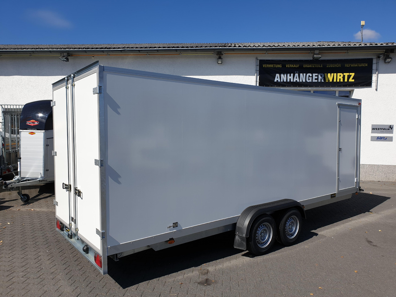 WM Meyer Kofferanhänger AZ 3560/200 S40 601x200x205cm Seitentür Profiline 3500kg Modell 2023 - مقطورة بصندوق مغلق: صورة 3 WM Meyer Kofferanhänger AZ 3560/200 S40 601x200x205cm Seitentür Profiline 3500kg Modell 2023 - مقطورة بصندوق مغلق: صورة 3
