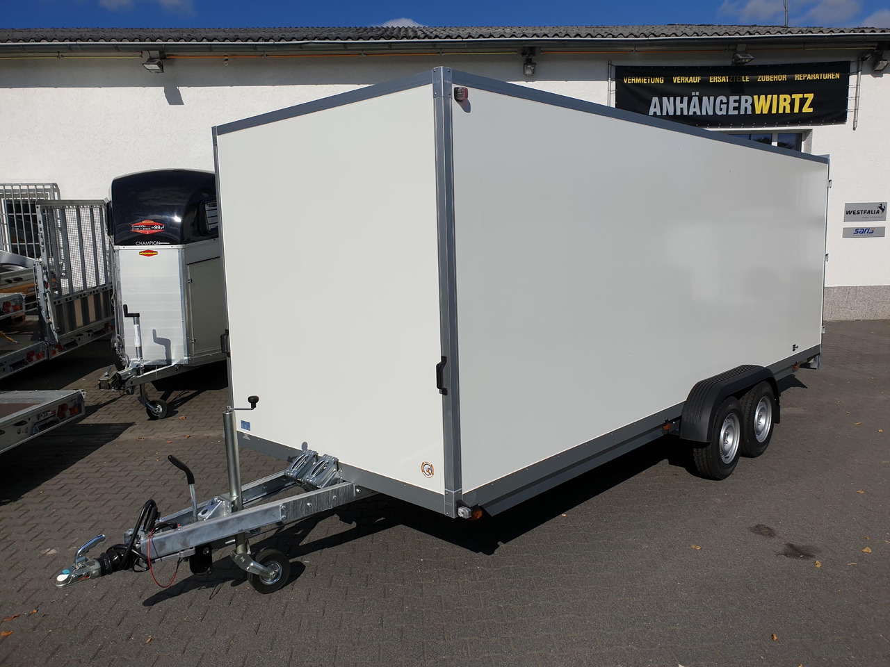WM Meyer Kofferanhänger AZ 3560/200 S40 601x200x205cm Seitentür Profiline 3500kg Modell 2023 - مقطورة بصندوق مغلق: صورة 4 WM Meyer Kofferanhänger AZ 3560/200 S40 601x200x205cm Seitentür Profiline 3500kg Modell 2023 - مقطورة بصندوق مغلق: صورة 4