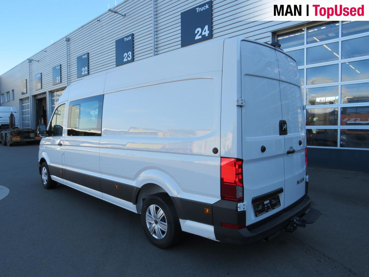 MAN TGE 3.180 4X2F L4H3 SB Doka Kasten Klima AHK ZV - فان, الشاحنات الصغيرة كابينة مزدوجة: صورة 4 MAN TGE 3.180 4X2F L4H3 SB Doka Kasten Klima AHK ZV - فان, الشاحنات الصغيرة كابينة مزدوجة: صورة 4