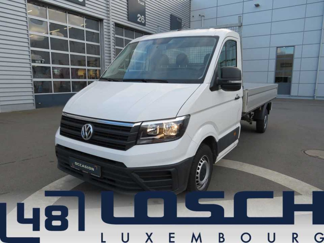 Volkswagen Crafter 35 L4 EK Pritsche Euro6 Klima AHK ZV - شاحنة توصيل مفتوحة: صورة 1 Volkswagen Crafter 35 L4 EK Pritsche Euro6 Klima AHK ZV - شاحنة توصيل مفتوحة: صورة 1