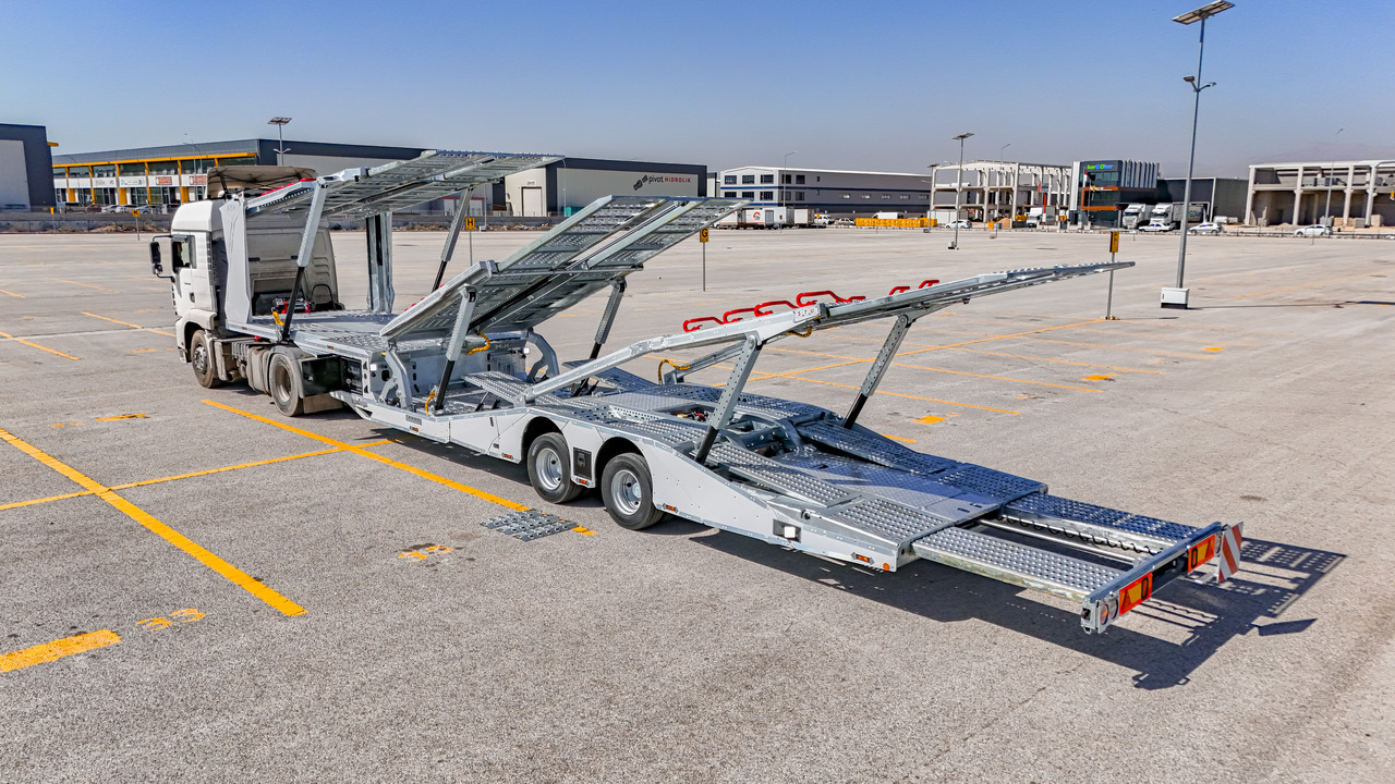 STU 6 Car Carrier Trailer / 2 Axle Car Carrier Trailer - نصف مقطورة نقل سيارات: صورة 4 STU 6 Car Carrier Trailer / 2 Axle Car Carrier Trailer - نصف مقطورة نقل سيارات: صورة 4