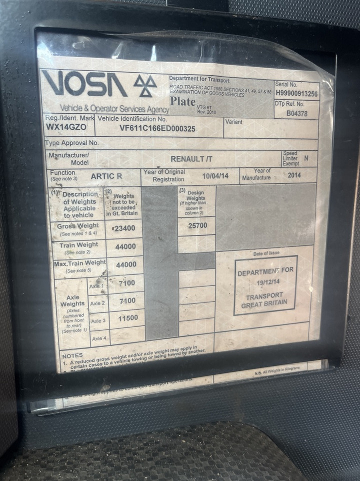 Renault T Range 460 6x2 Tractor Unit - رأس تريلا: صورة 5 Renault T Range 460 6x2 Tractor Unit - رأس تريلا: صورة 5