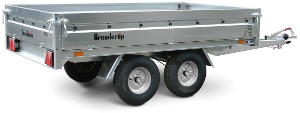 Brenderup 3251S TB1000, 1000 kg, Stahl Hochlader, 2500 x 1420 x 350 mm - مقطورة عربة: صورة 4 Brenderup 3251S TB1000, 1000 kg, Stahl Hochlader, 2500 x 1420 x 350 mm - مقطورة عربة: صورة 4