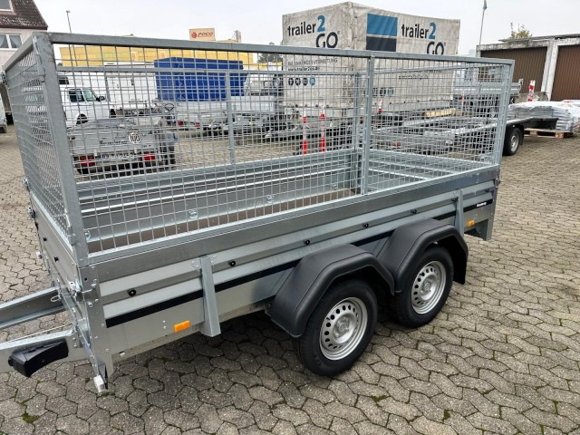 Brenderup Tieflader 2300S Stahl mit Laubgitter, 2,0 to. 3010x1530x400mm - مقطورة عربة: صورة 4 Brenderup Tieflader 2300S Stahl mit Laubgitter, 2,0 to. 3010x1530x400mm - مقطورة عربة: صورة 4