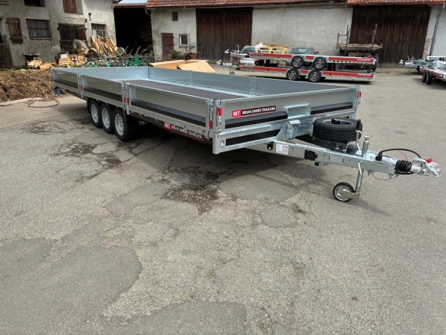 Brian James Cargo Connect Universalanhänger 476-6024-35-3-12, 6000 x 2430 x 300 mm, 3,5 to., 12 Zoll - مقطورة عربة: صورة 1 Brian James Cargo Connect Universalanhänger 476-6024-35-3-12, 6000 x 2430 x 300 mm, 3,5 to., 12 Zoll - مقطورة عربة: صورة 1