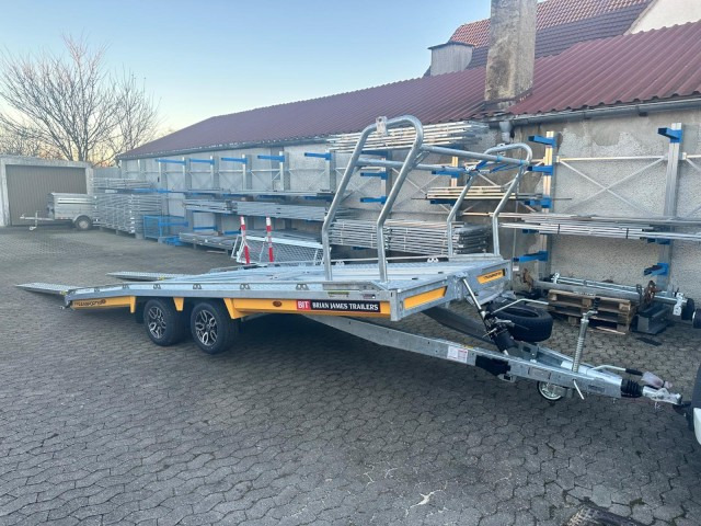 Brian James T Transporter, 231-5021-35-2-12, 5000 x 2150 mm, 3,5 to. kippbar mit Auffahrrampen - مقطورة نقل اوتوماتيكي: صورة 1 Brian James T Transporter, 231-5021-35-2-12, 5000 x 2150 mm, 3,5 to. kippbar mit Auffahrrampen - مقطورة نقل اوتوماتيكي: صورة 1